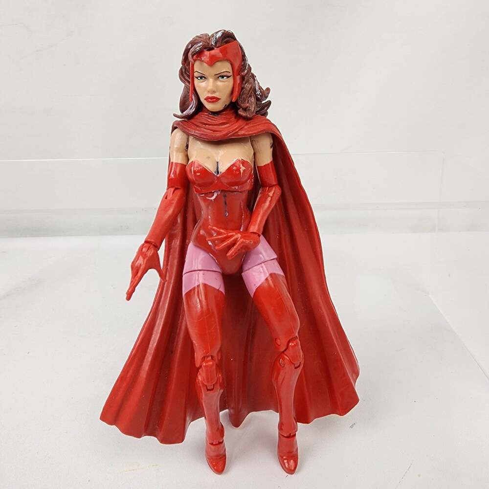 Marvel Legends Scarlet Witch Allfather Series Red Cape Boots 6"